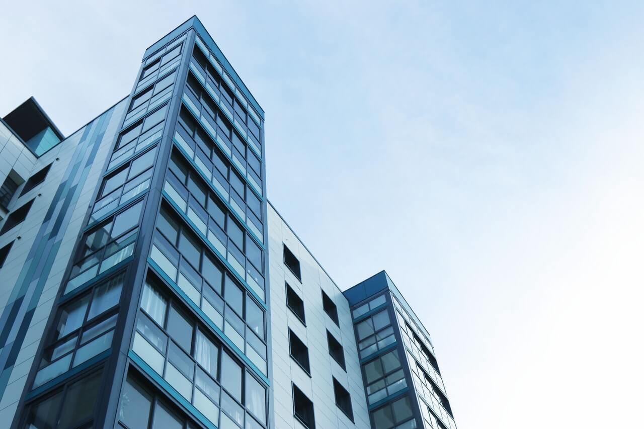 Low angle view of an office building