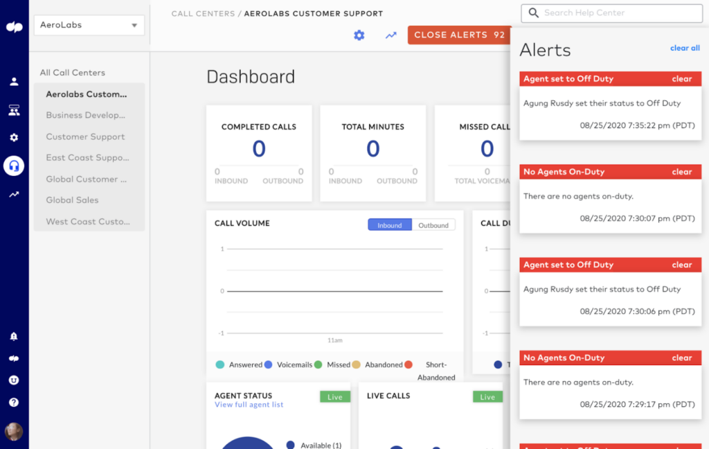 Dialpad Call management