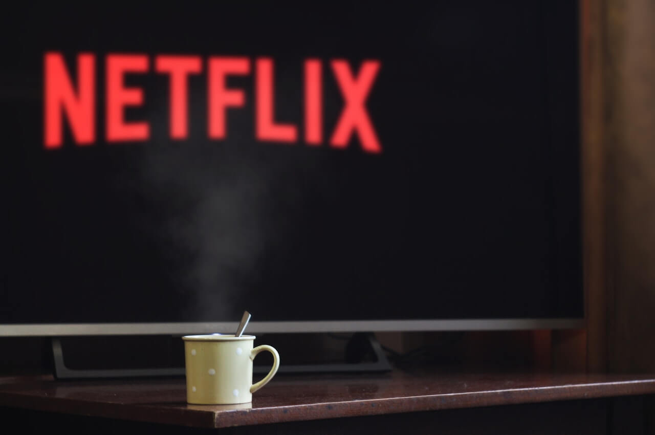 Netflix-showing-on-a-tv-screen