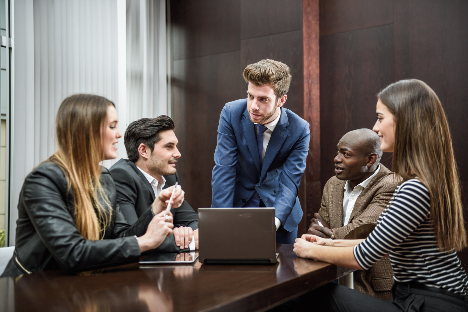 Group of executives in a meeting