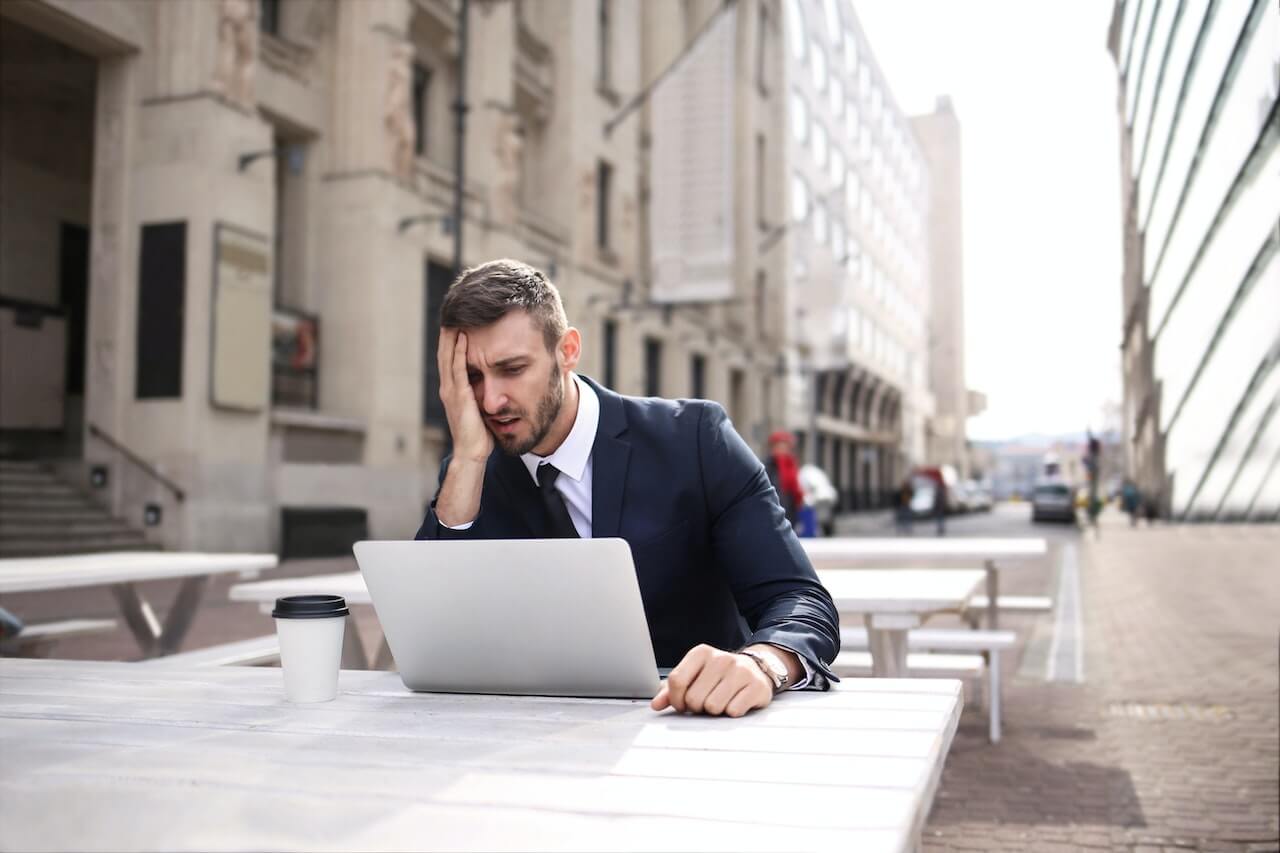 Professional battling with headache over a crisis management case