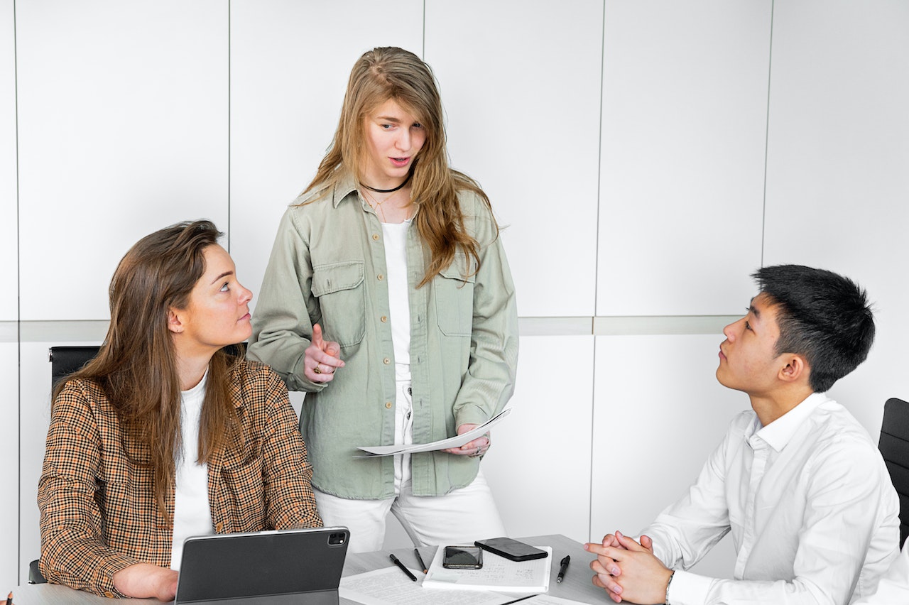 Young Business People in a Meeting