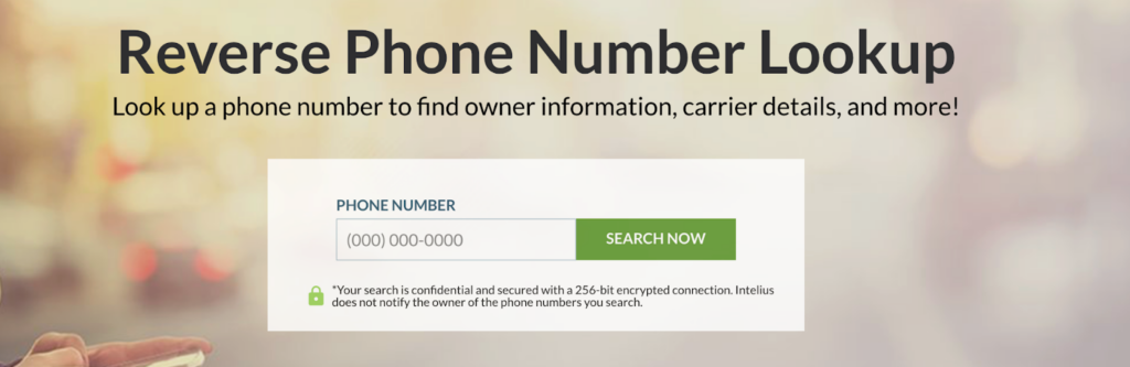 Intelius Reverse Phone Lookup